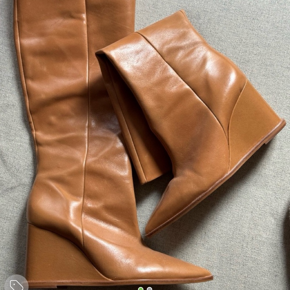 Dolce Vita Brown Wedge Boots